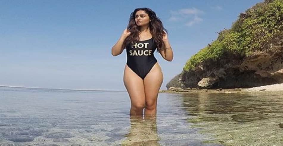 Television actress Tridha Choudhury swimsuit picture goes viral on Internet 