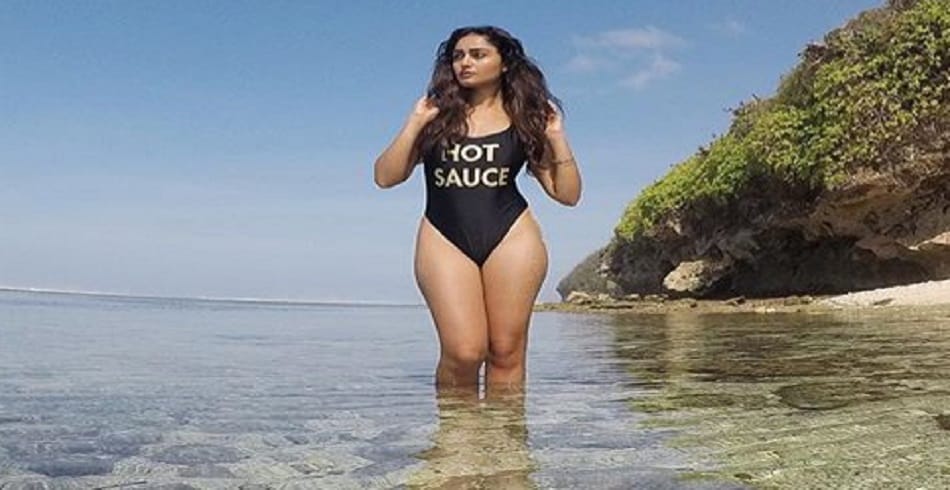 Television actress Tridha Choudhury swimsuit picture goes viral on Internet 
