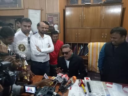 jackie shroff in agra told about story of his name