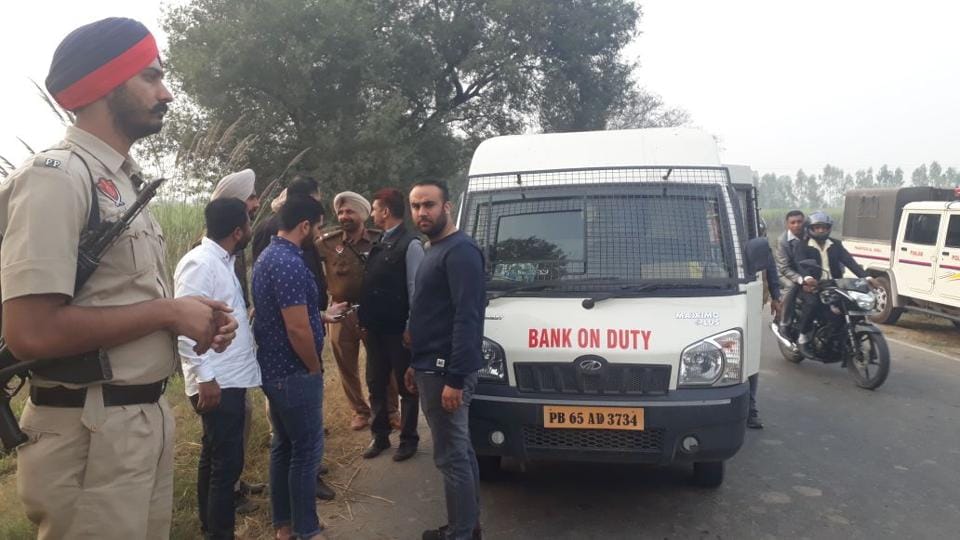 3 arrest in jalandhar hdfc bank cash van loot, punjab news