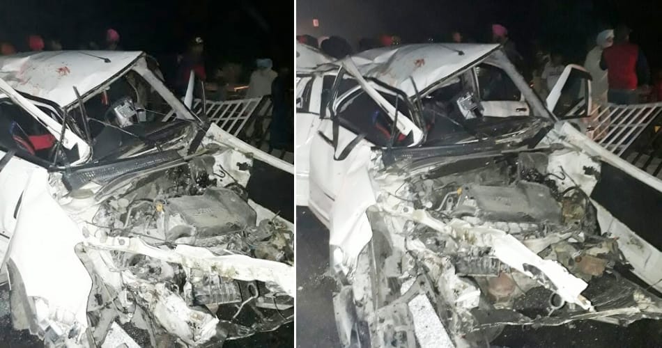 Road accident near Rayat-Bahra on National Highway 21, 1 died