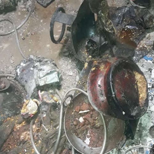 Cylinder cracked in the wedding house, will see the pictures of the injured