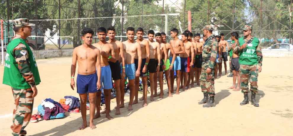 Dope Test in Army Bharti Rally Paddal ground Mandi Himachal Pradesh