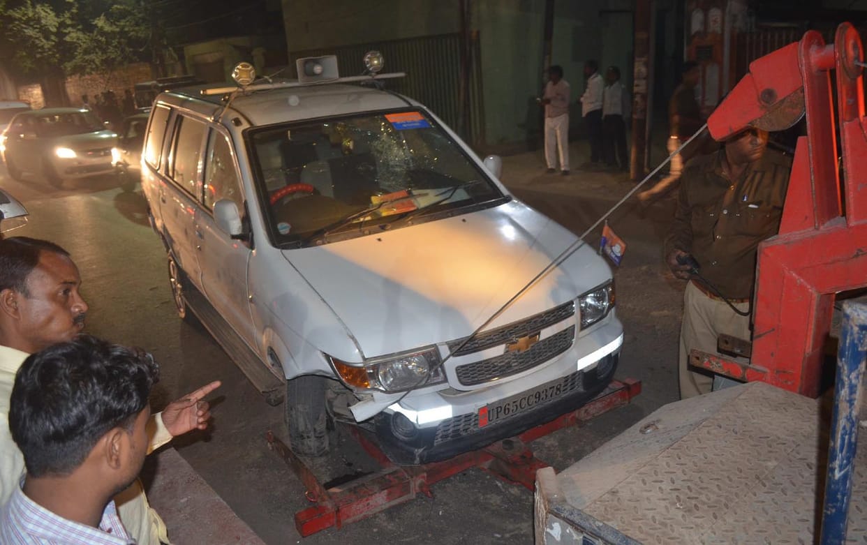 anupriya patel car accident in varanasi