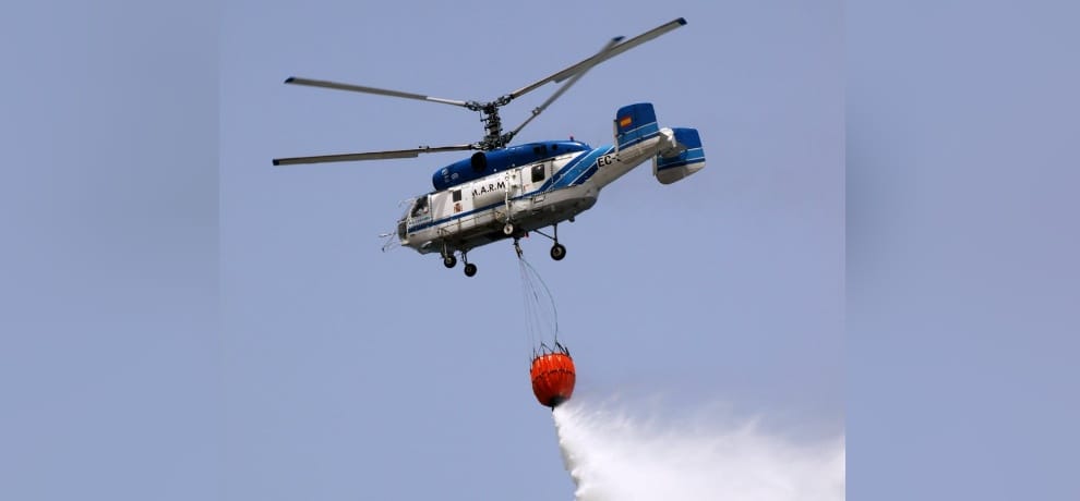 meeting on sprinkling water by helicopter will be done on monday