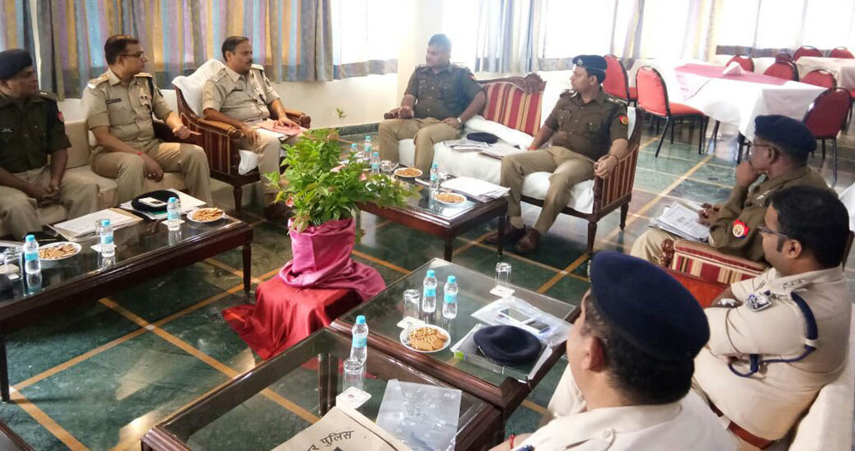 निकाय चुनाव को लेकर कुशीनगर में यूपी-बिहार पुलिस की बैठक