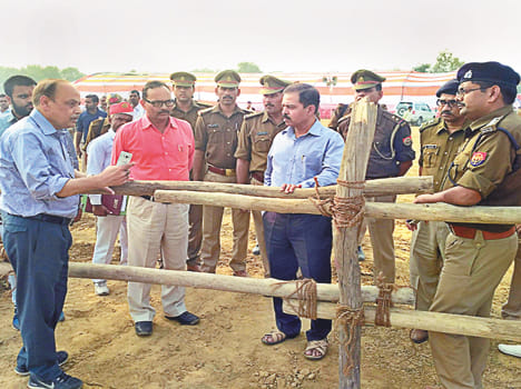 Union Home Minister Rajnath Singh will arrive in Moosanagar today
