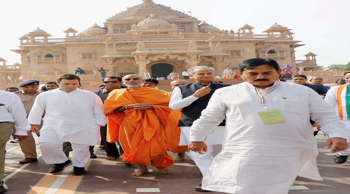 Rahul Gandhi's Gujarat visit Focuses On Temple Visits