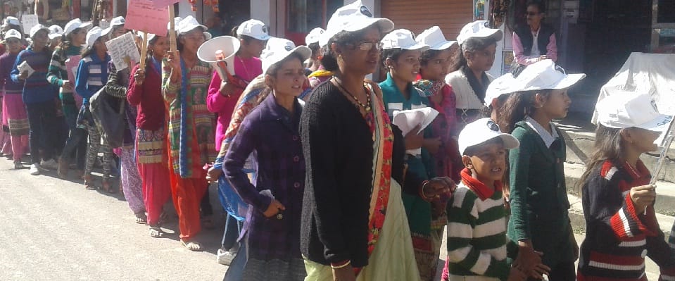 Save Ramganga, children raise awareness rally