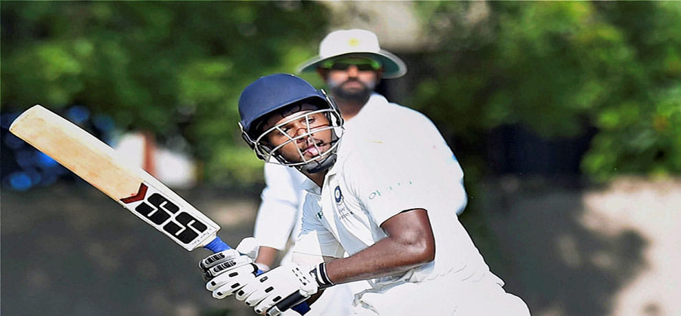 board president xi vs sri lanka sanju samson scored century in 2 days practice match
