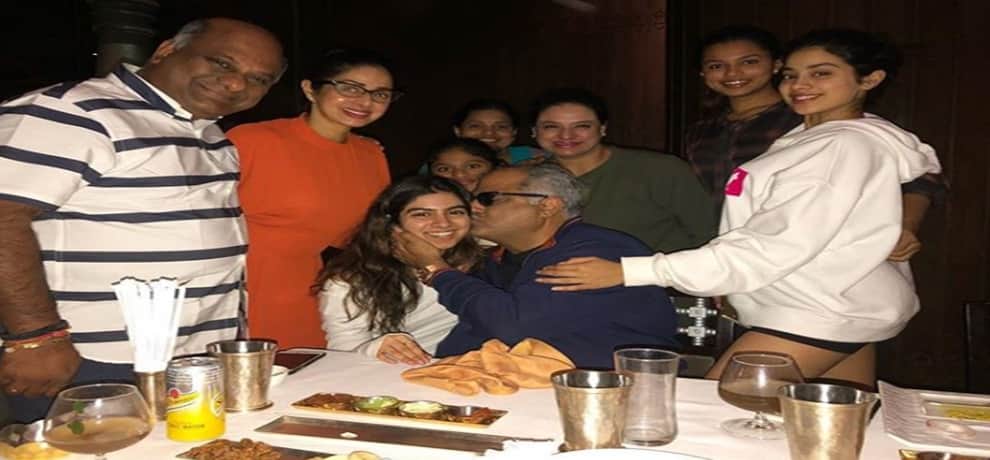 This is how Bony Kapoor celebrate his birthday with Jhanvi khushi and sridevi
