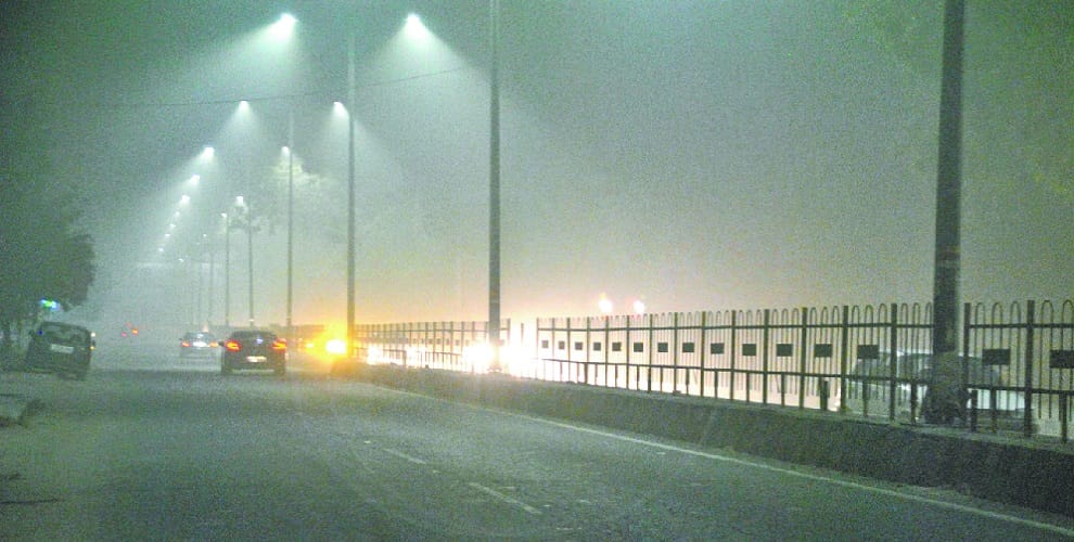 The coldest of the season was Saturday night, smog can get relief