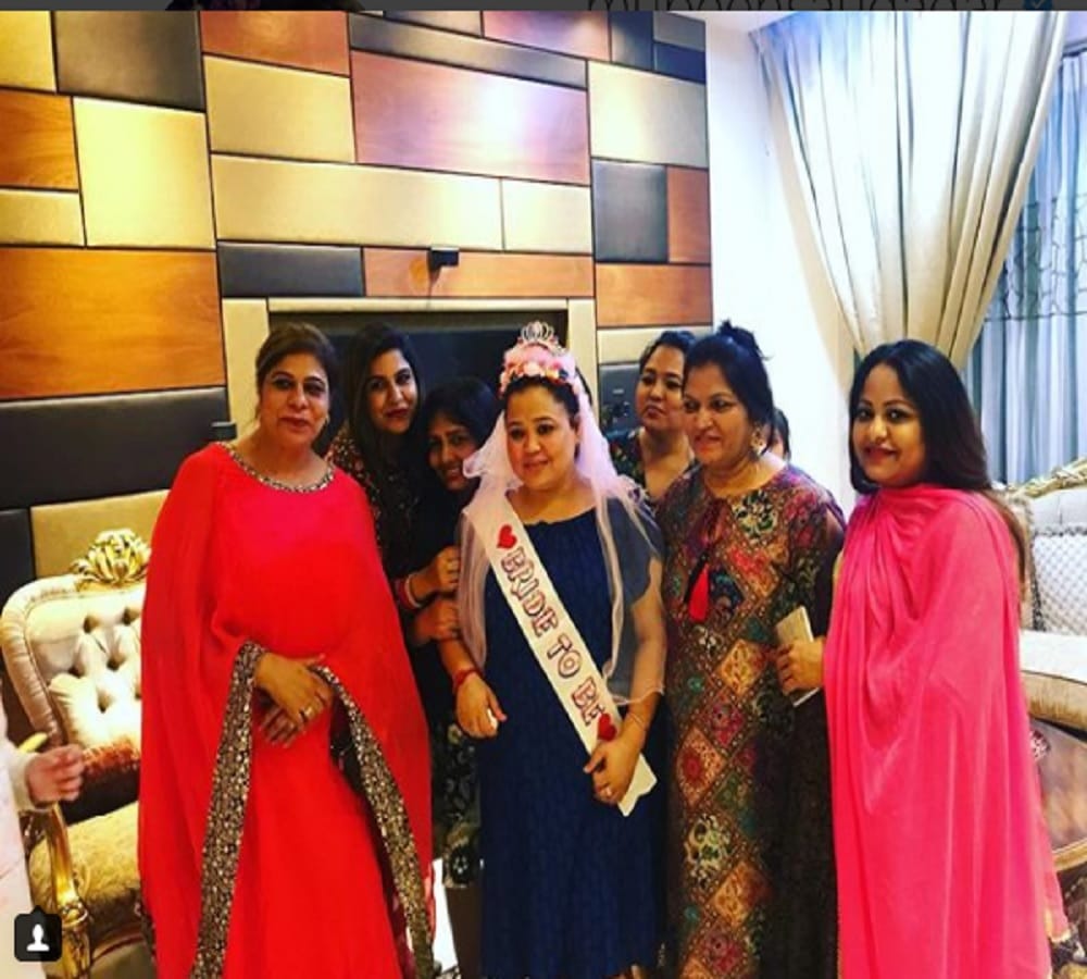 Haarsh Limbachiyaa Attends Fiancee Bharti Singh Bridal Shower