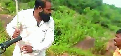 Telangana two Dalits abused by BJP leader forces to dip in muddy pond