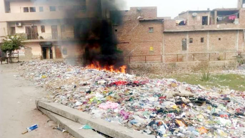 heavy pollution in kanpur