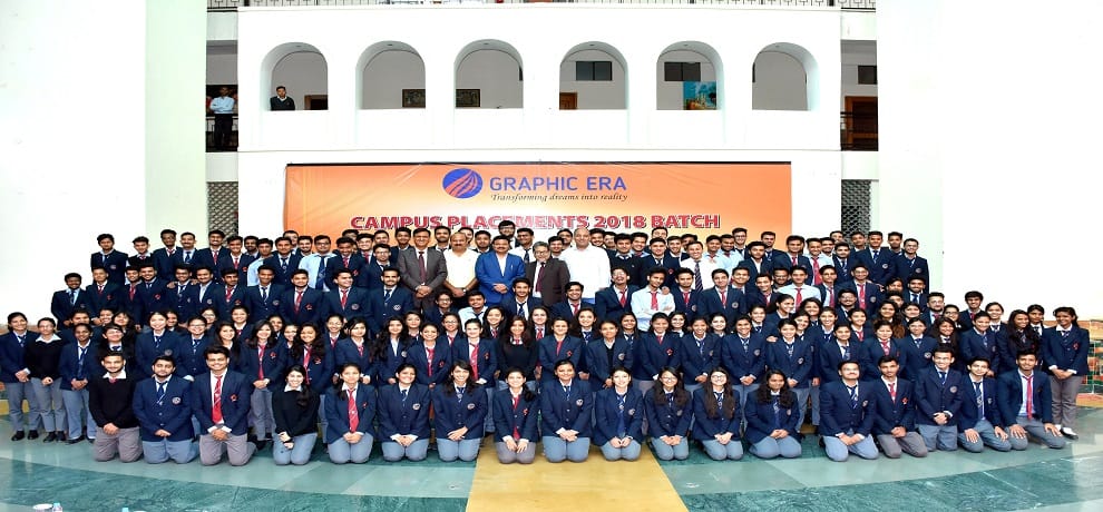 Graphic Era made a record of placement selection