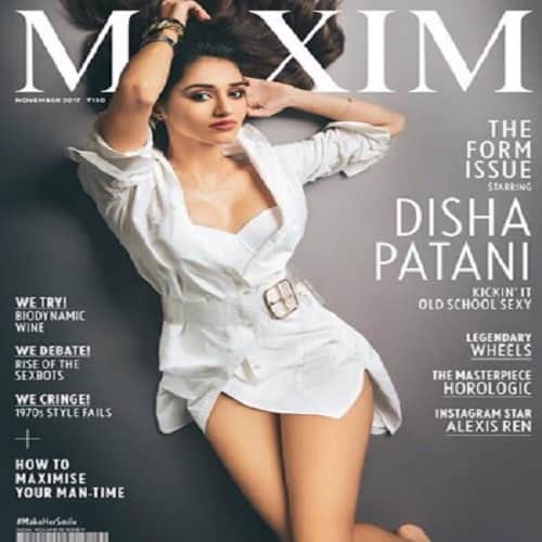 Bollywood actress Disha Patani photo shoot for Maxim magazine 