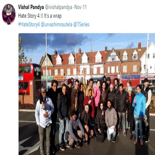 Hate story 4 shooting completed in London