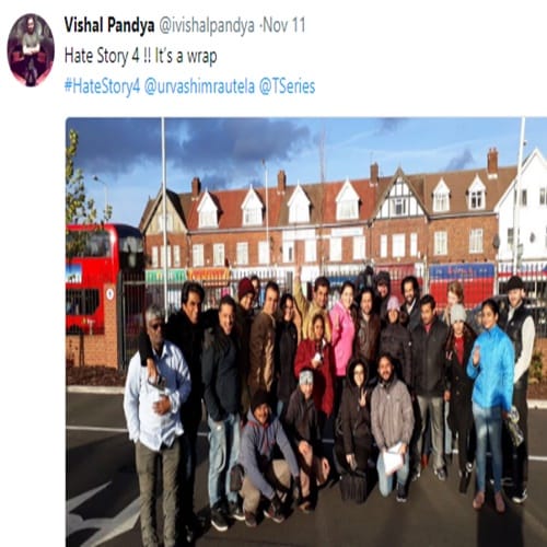 Hate story 4 shooting completed in London