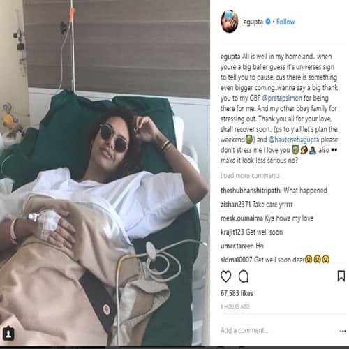 This pic of Esha Gupta from hospital bed can steal your heart