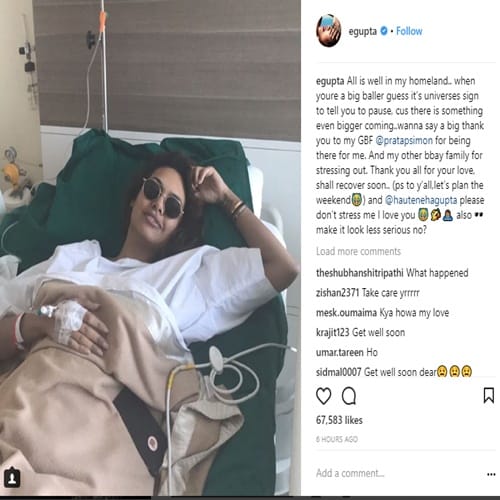 This pic of Esha Gupta from hospital bed can steal your heart