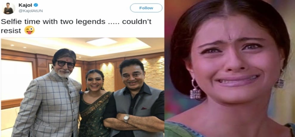 Kamal Haasan reacts on Kajol getting trolled over a selfie case