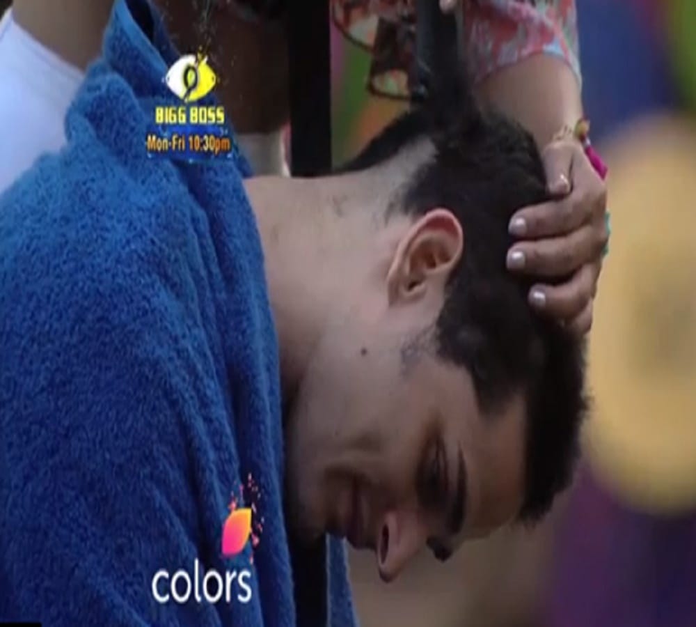 priyank sharma bald to safe his friend to nomination in bigg boss 11