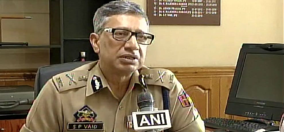 S.P. Vaid said 90% dip in incidents of stone pelting in the Kashmir Valley after demonetisation