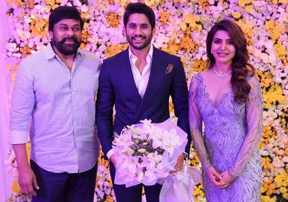 Photos Of Samantha Ruth Prabhu And Naga Chaitanya Wedding Reception At Hyderabad