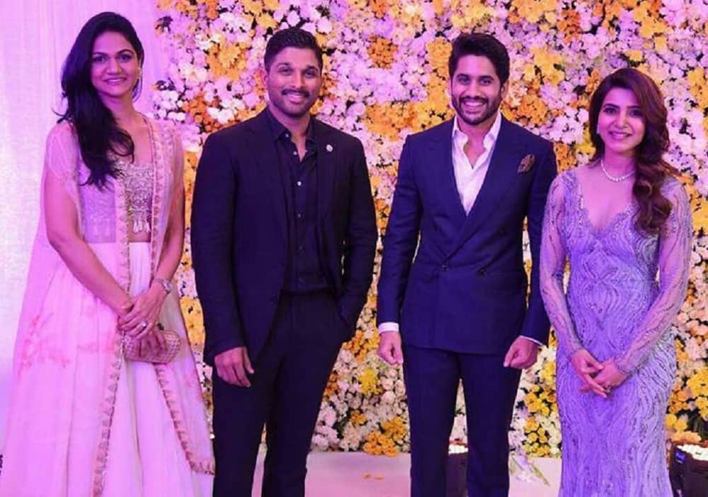 Photos Of Samantha Ruth Prabhu And Naga Chaitanya Wedding Reception At Hyderabad