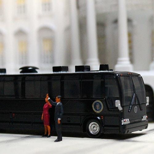 Ground Force One: US president 1.1 Million Dollar armored bus features and interior