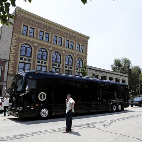 Ground Force One: US president 1.1 Million Dollar armored bus features and interior
