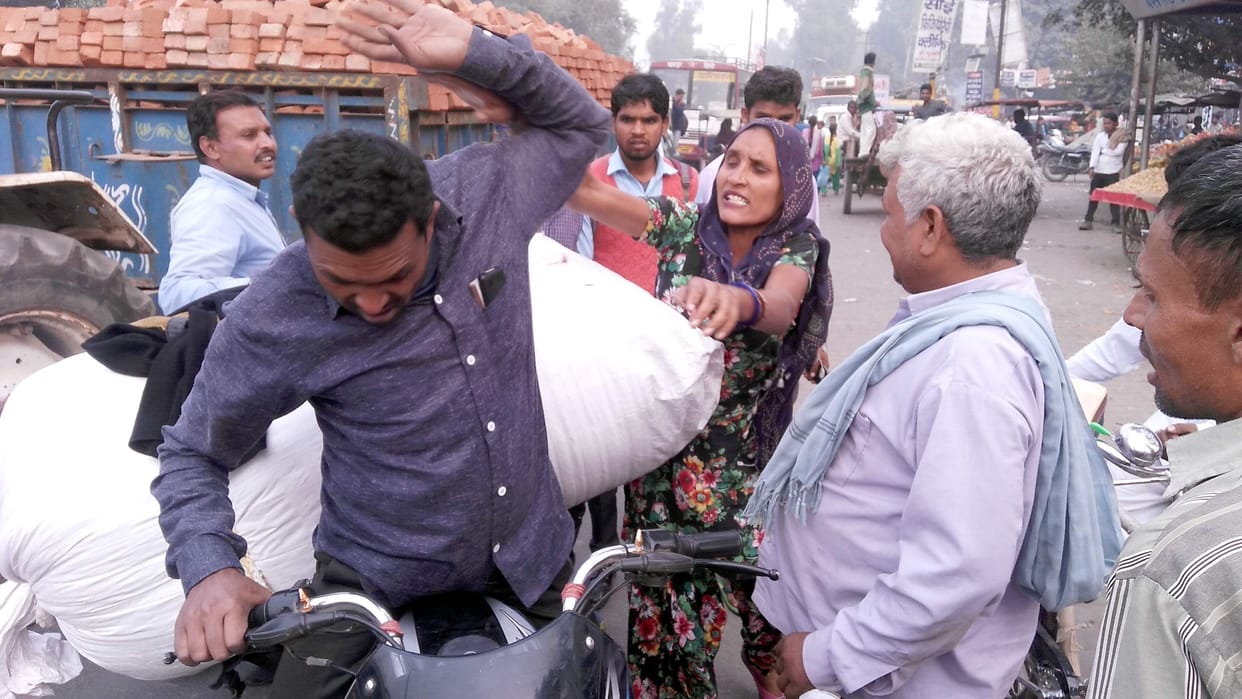 women beat men in road