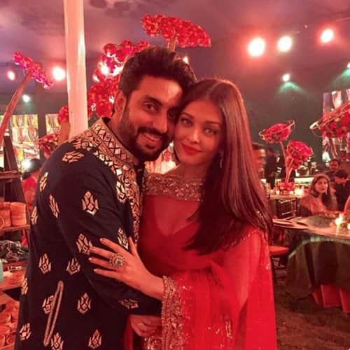 Aishwarya Rai, Abhishek Bachchan and Aaradhya do the bhangra at a wedding