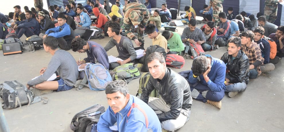 three days indian army recruitment rally for all state youth