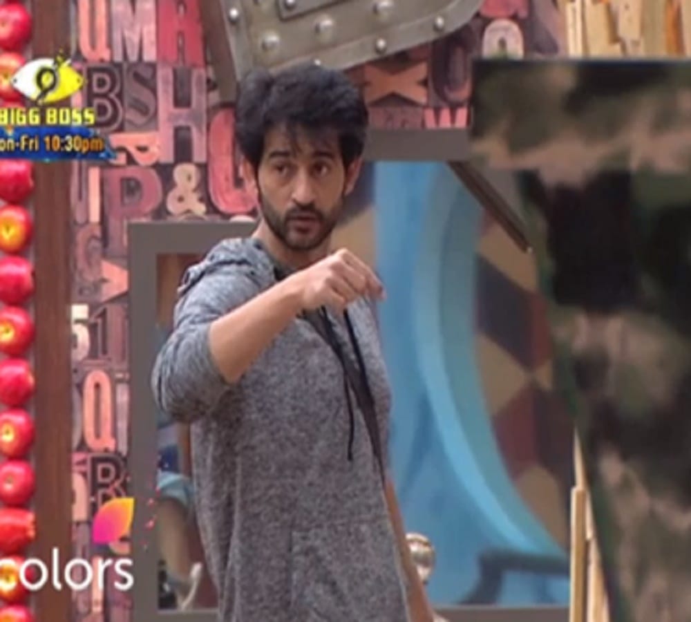 hiten angry on akaash and arshi in the bigg boss house 