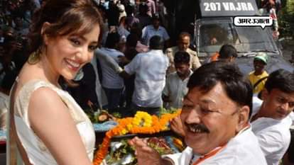 BHAGALPUR MLA AJIT SHARMA FATHER OF NEHA SHARMA CREATES A STIR BY OCCUPYING NATIONAL HIGHWAY LAND