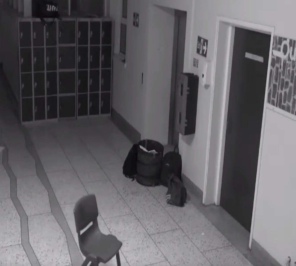 horrible video captured in cctv at ireland school