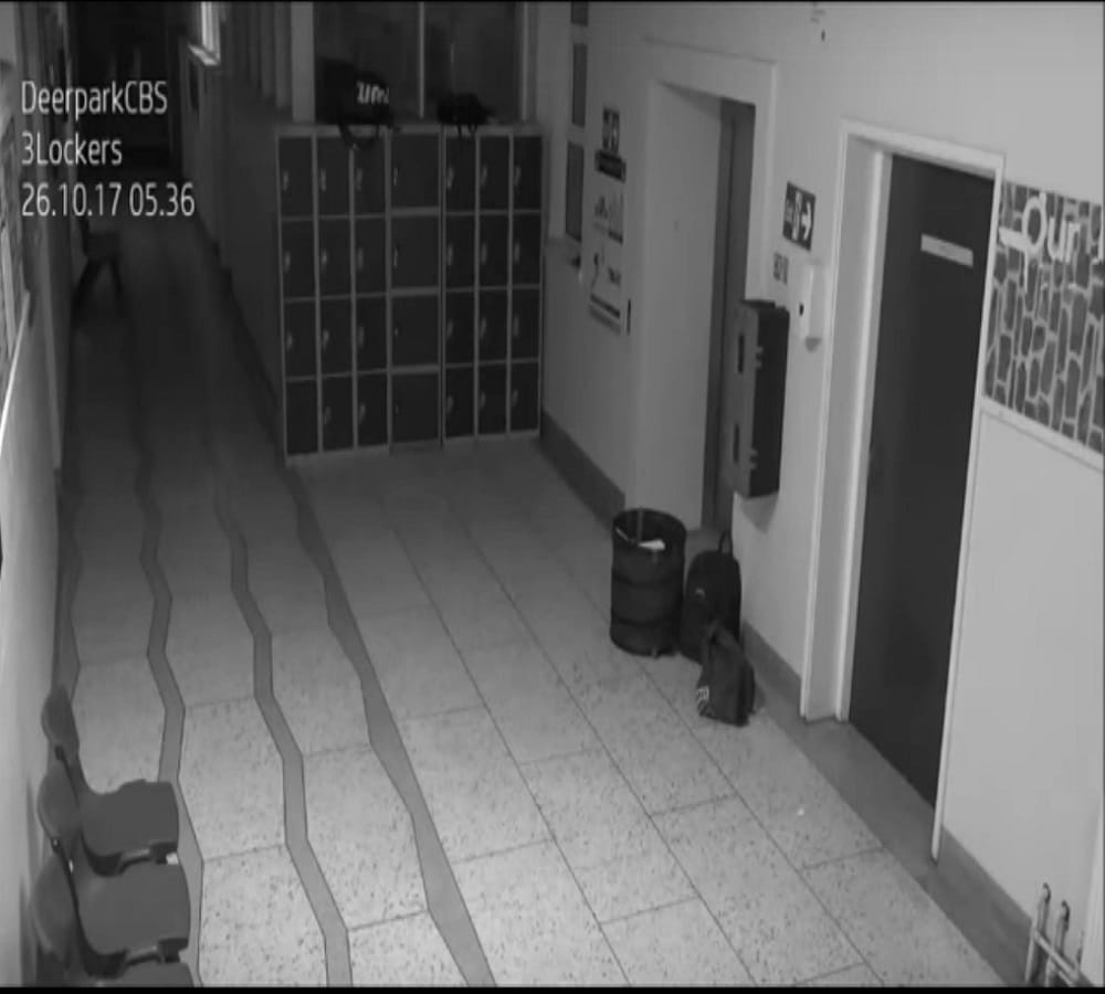 horrible video captured in cctv at ireland school
