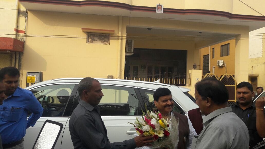 shivpal yadav in mathura said his leader is mulayam singh yadav