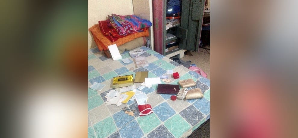 theft in the house of a worker in media organisation