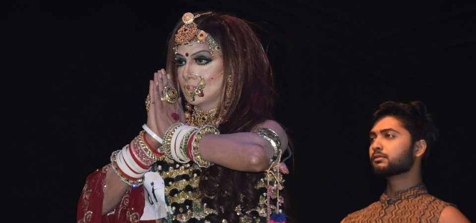 transgenders fashion show at punjab university chandigarh
