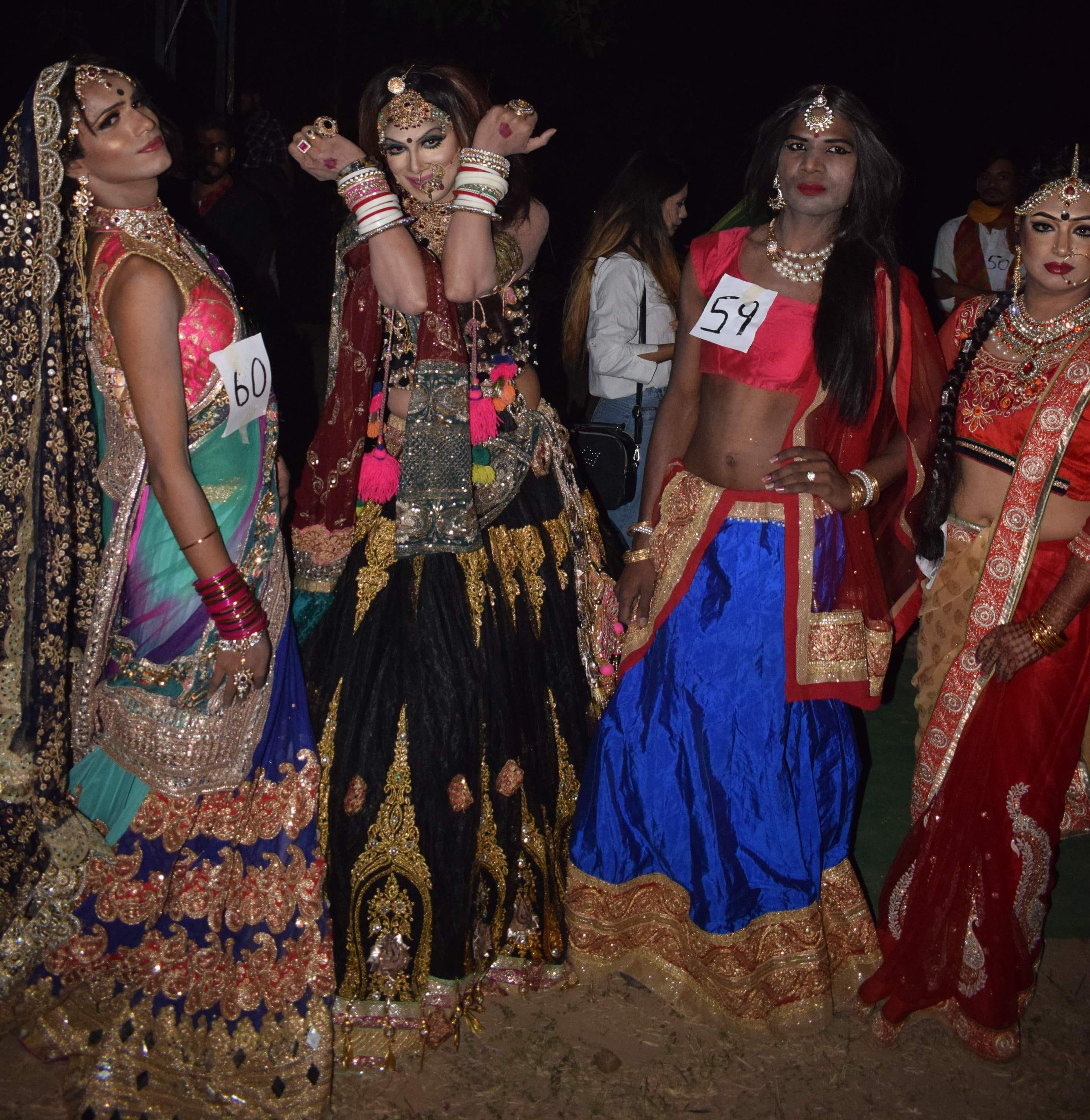 transgenders fashion show at punjab university chandigarh