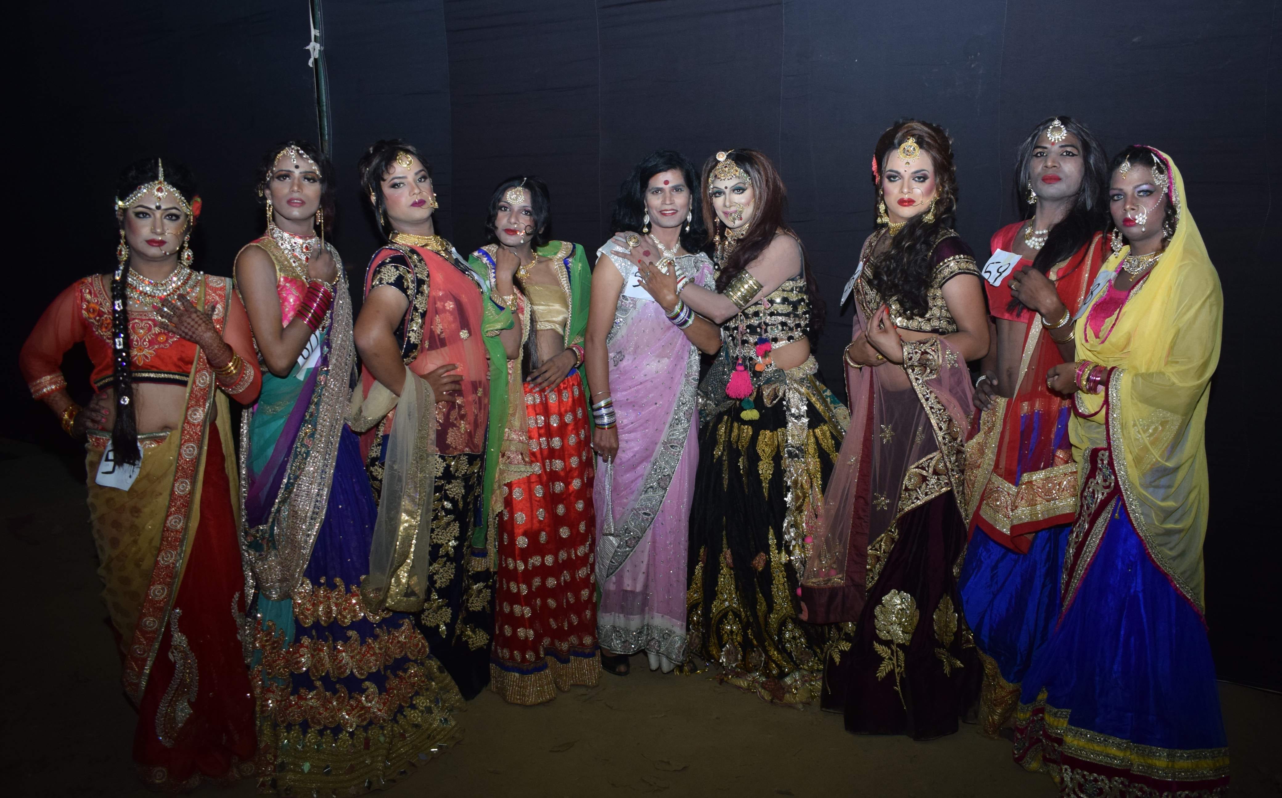 transgenders fashion show at punjab university chandigarh