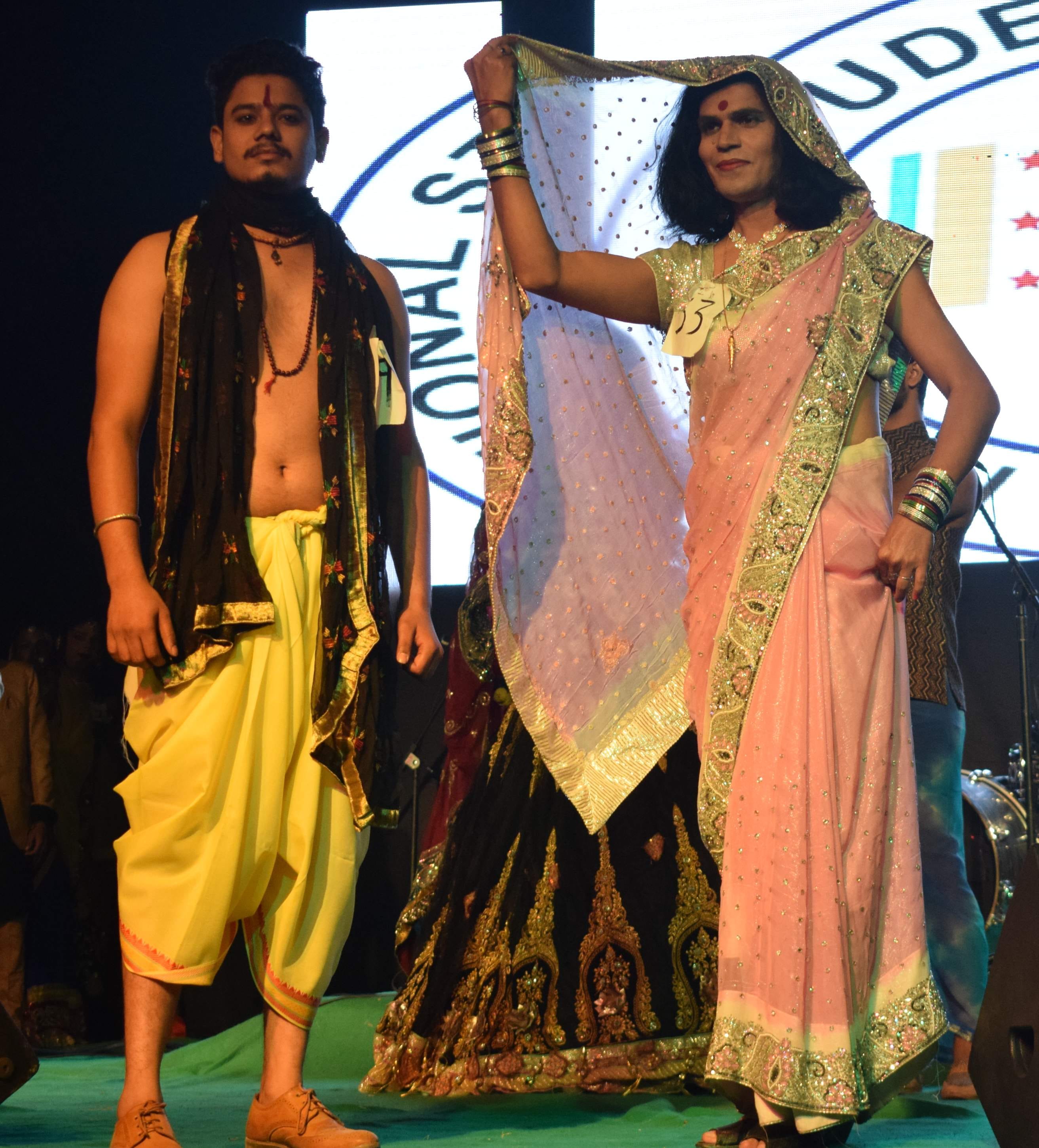 transgenders fashion show at punjab university chandigarh
