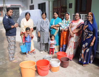 water crises in indira nagar 