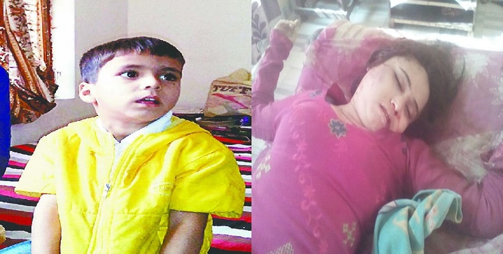 Speak silent eyewitnesses of the mother murder, blood-blood, father-father