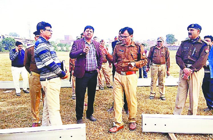 District administration alert for chief minister's rally