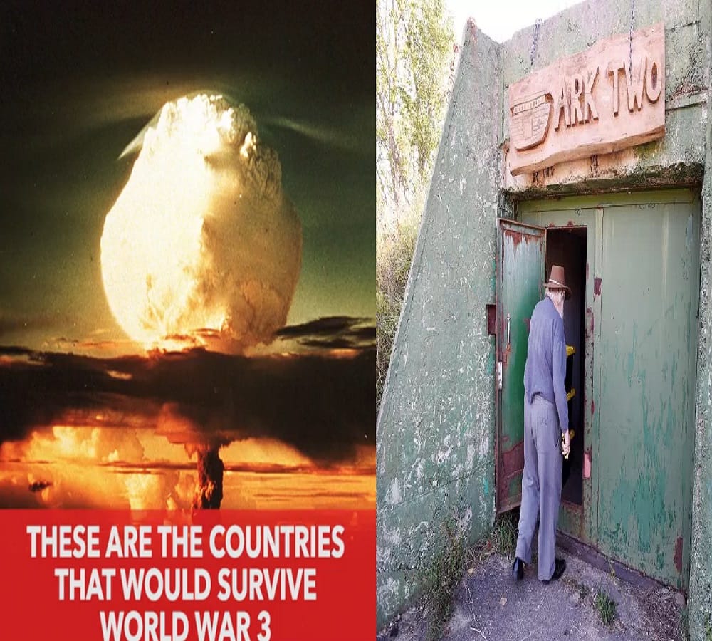 man made a bunker with school bus which has power to stand after nuclear attack also 