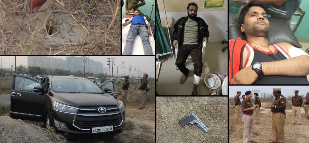 in an encounter bullet fired on one punk and two sepoys